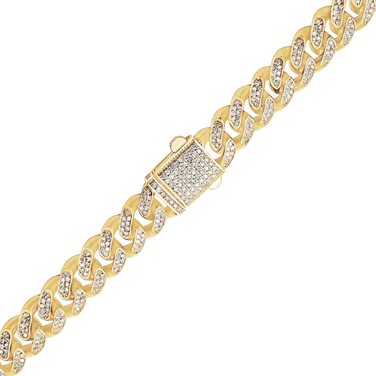 The Signature NYC Cuban Link | 14K Solid Gold & Hand-Set Diamonds