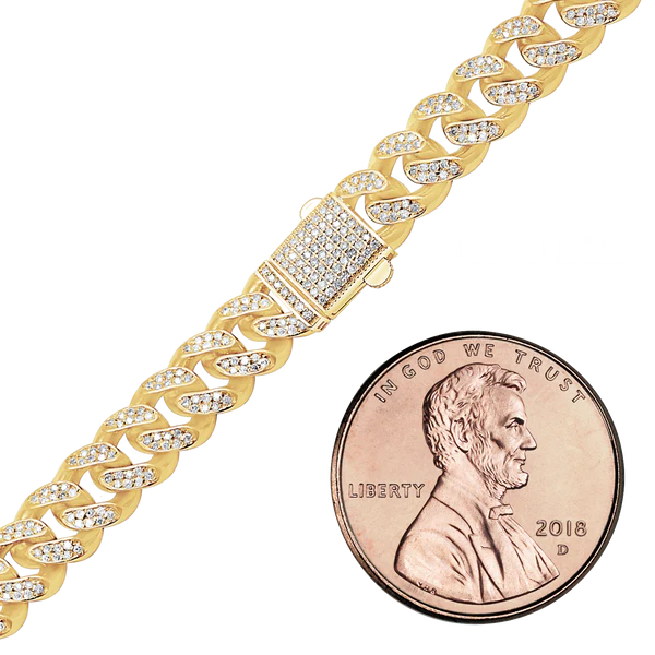 The Signature NYC Cuban Link | 14K Solid Gold & Hand-Set Diamonds