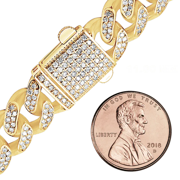 The Signature NYC Cuban Link | 14K Solid Gold & Hand-Set Diamonds